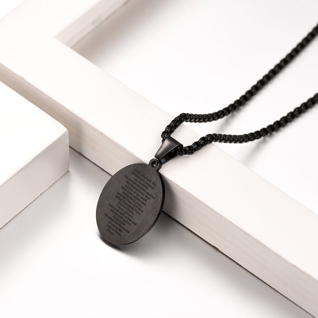 FaithHeart Archangel St. Michael Pendant Necklace Medal For Men FaithHeart