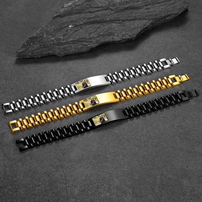 FaithHeart Custom Strap bracelet Engraved Band Bracelet FaithHeart