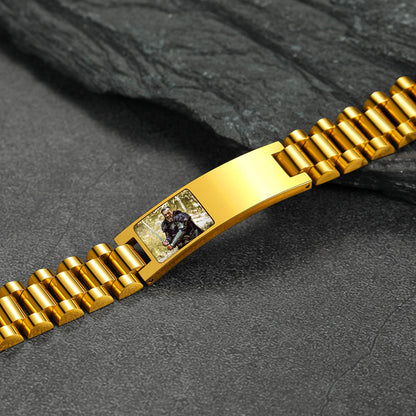 FaithHeart Custom Strap bracelet Engraved Band Bracelet FaithHeart