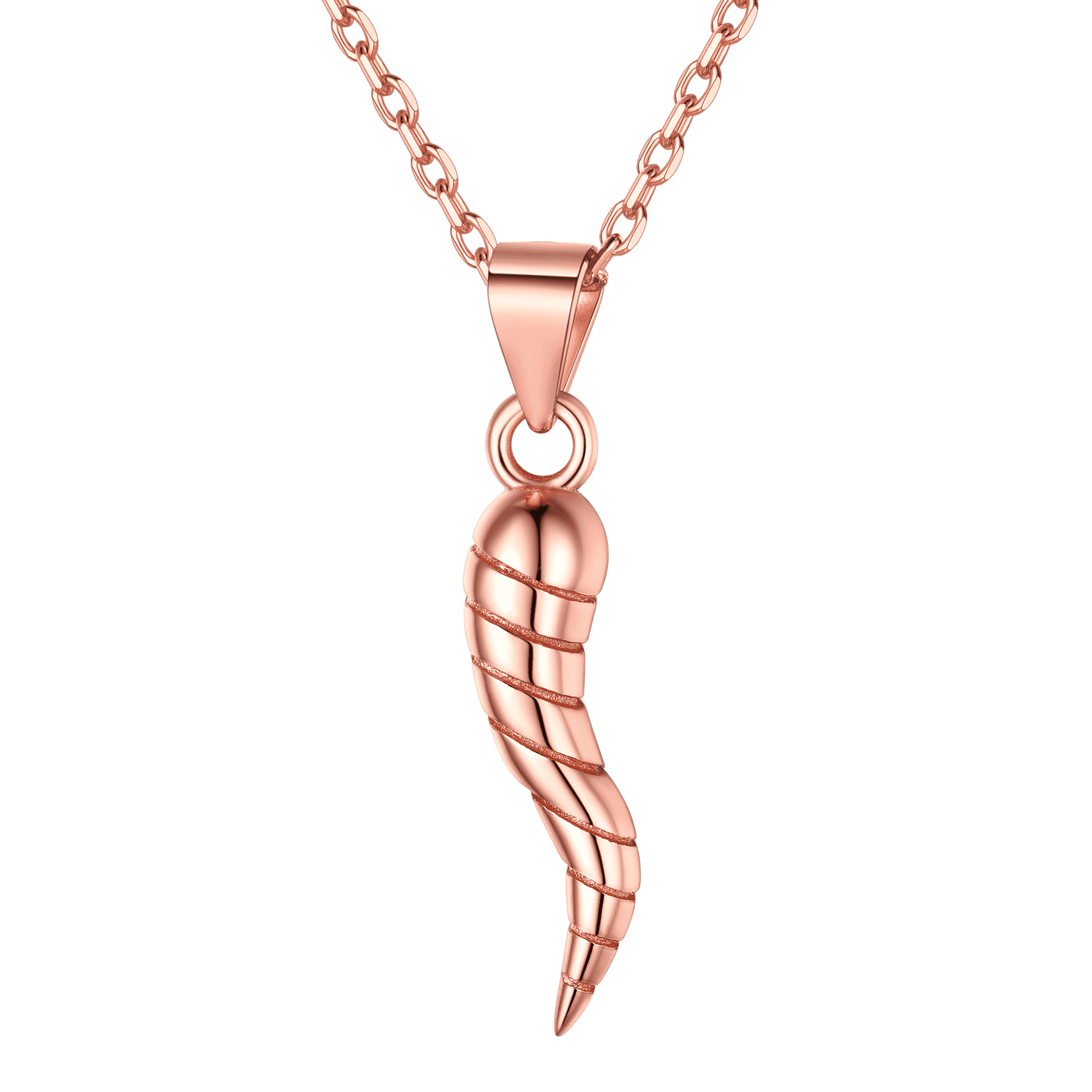 FaithHeart Italian Horn Pendant Necklace Cornicello Amulet Talisman FaithHeart