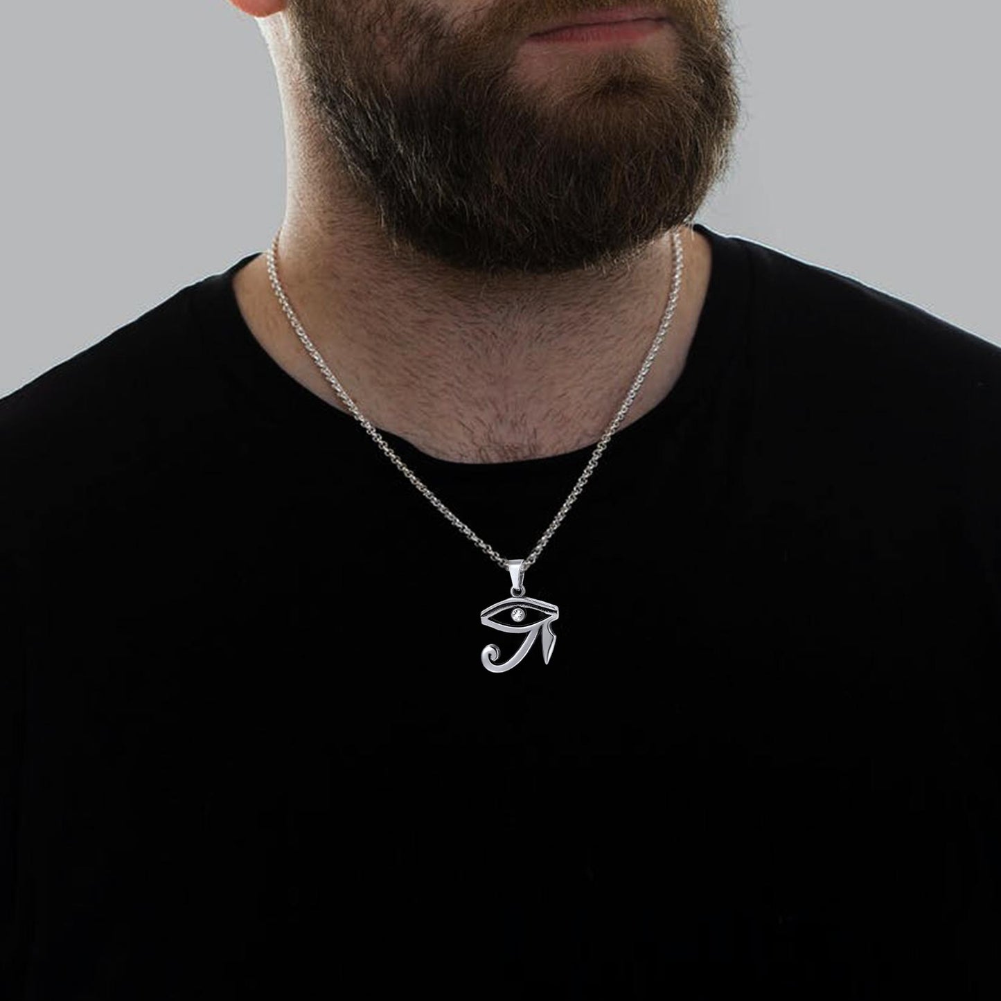 FaithHeart Eye of Horus Necklace Egyptian Amulet Pendant FaithHeart