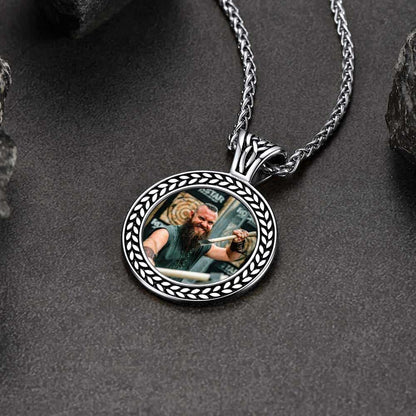 FaithHeat Personalized Picture Engraved Necklace Memory Pendant Necklace FaithHeart