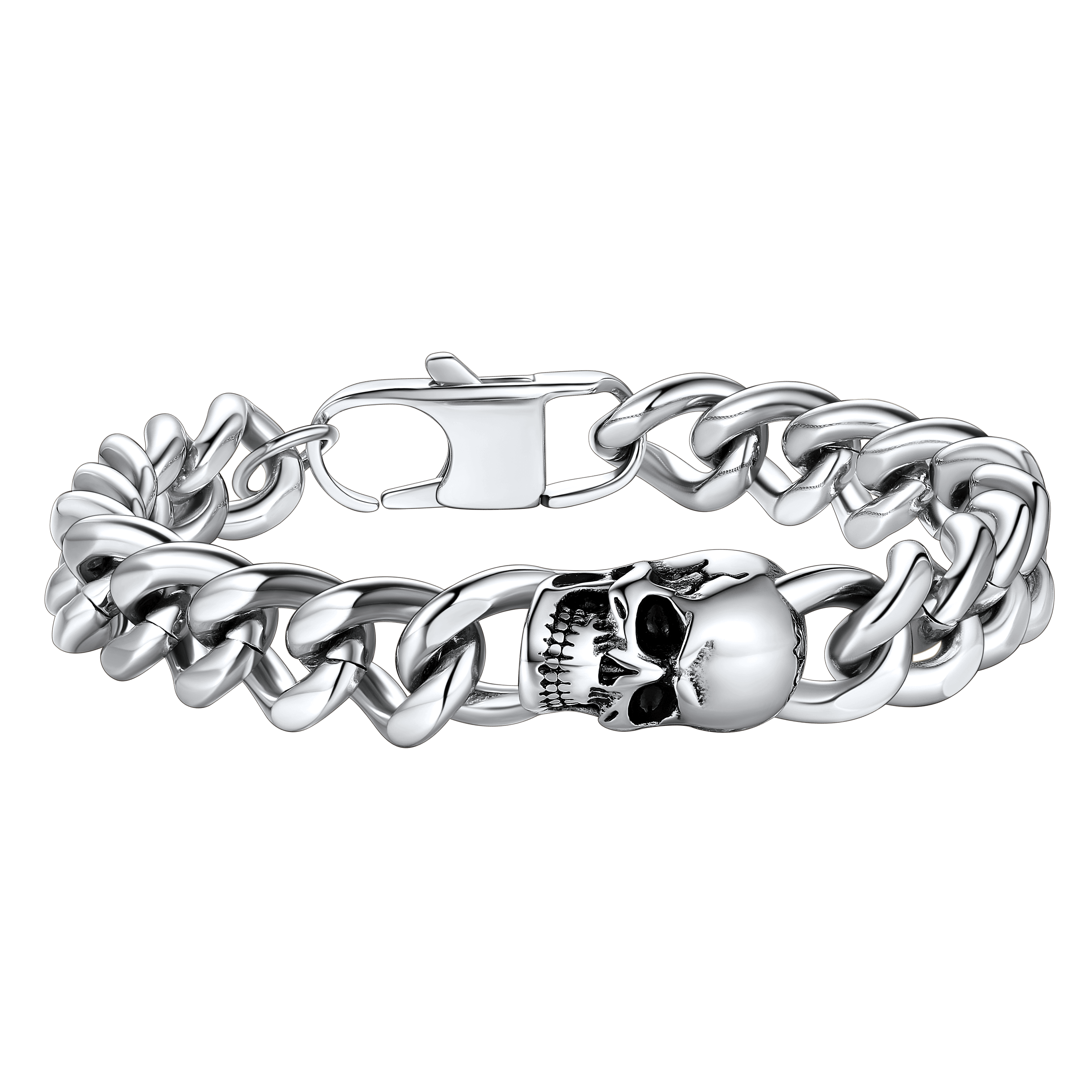 Chain Link Cuban Link Bracelet For Men FaithHeart Jewelry