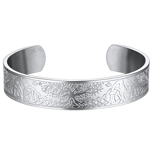 FaithHeart Viking Celtic Tree of Life Arm Ring Bracelet for Men FaithHeart