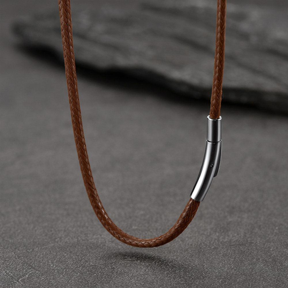 LTK Co. Men's Leather Shungite Necklace | Australian Made