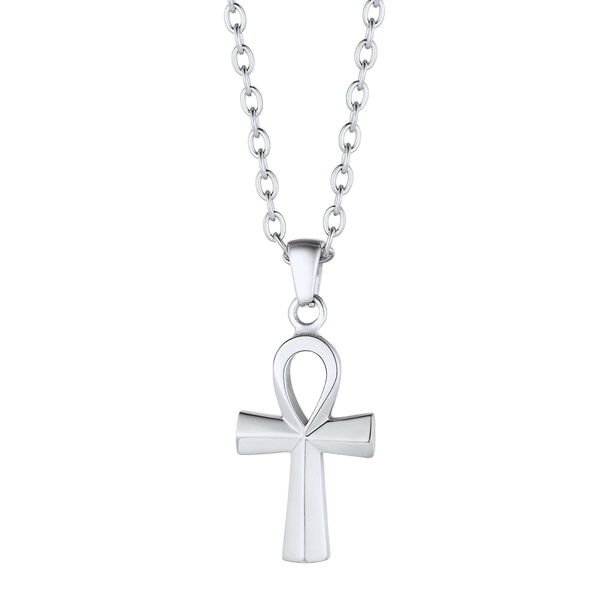 FaithHeart Egyptian Ankh Cross Necklace For Men FaithHeart