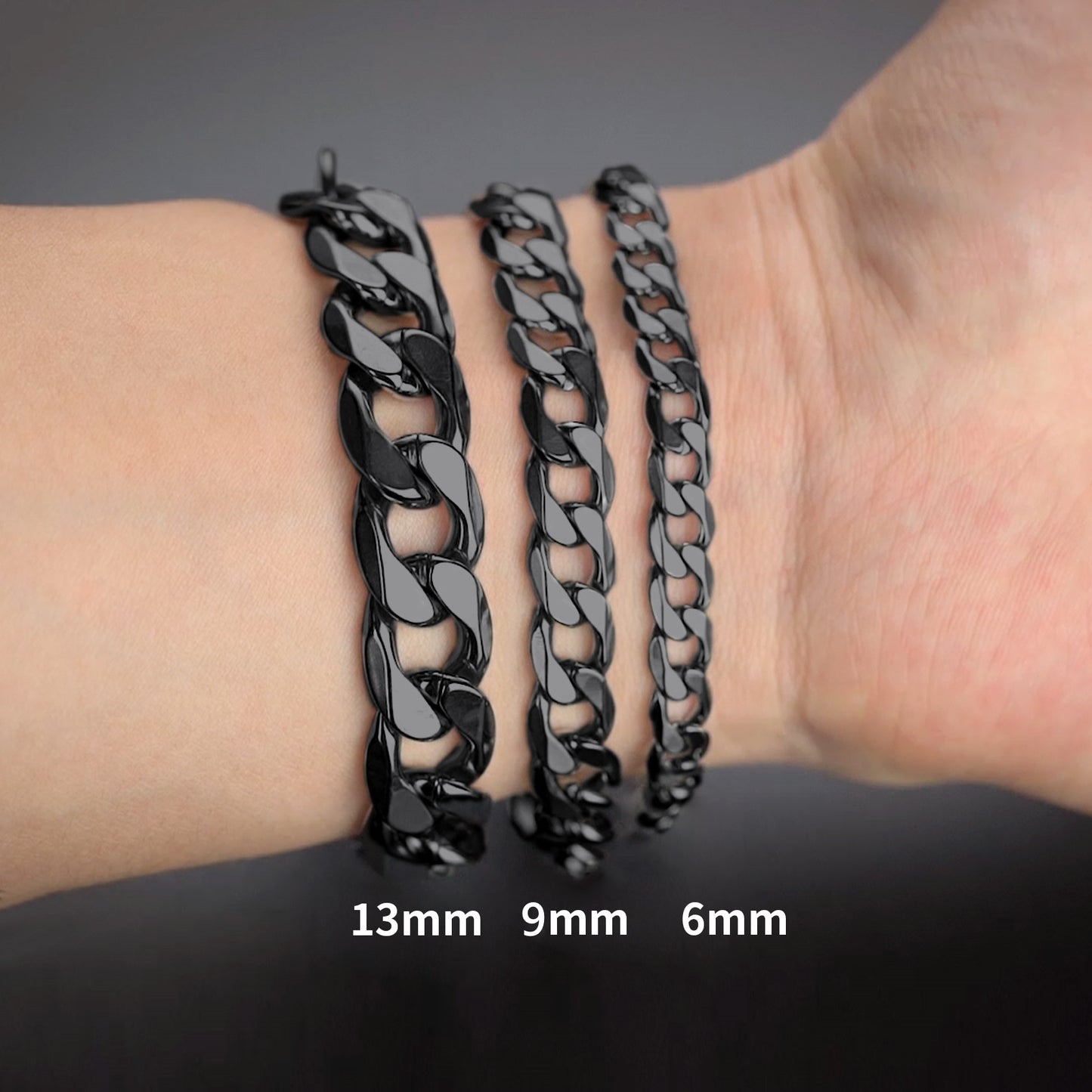 FaithHeart Cuban Link Bracelet Chain Bracelet For Men FaithHeart