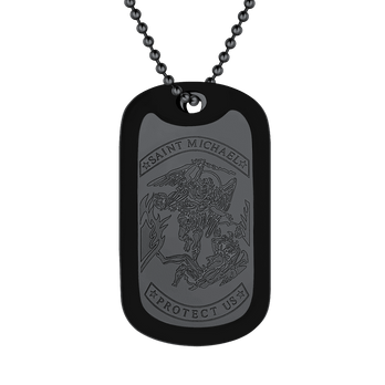 FaithHeart Military Saint Michael Necklace Dog Tag for Men FaithHeart