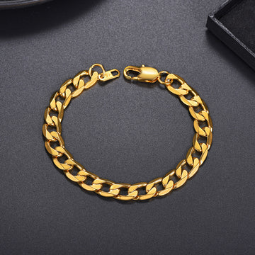 Chain Link Cuban Link Bracelet For Men – FaithHeart Jewelry