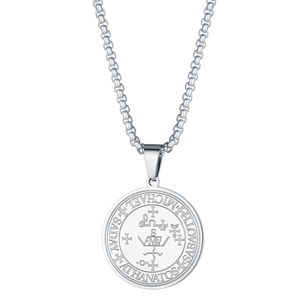 FaithHeart Sigil of Archangel Michael Talisman Necklace for Men FaithHeart