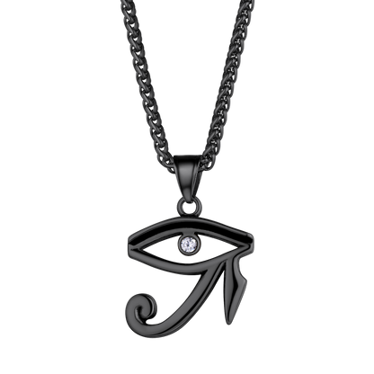 FaithHeart Eye of Horus Necklace Egyptian Amulet Pendant FaithHeart