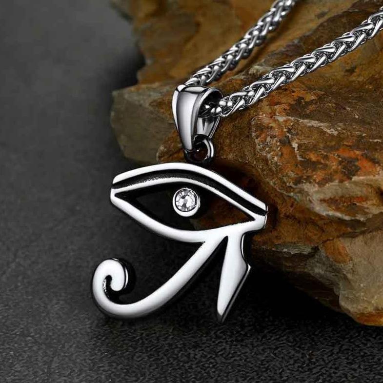 FaithHeart Eye of Horus Necklace Egyptian Amulet Pendant FaithHeart