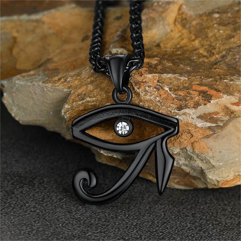 FaithHeart Eye of Horus Necklace Egyptian Amulet Pendant FaithHeart