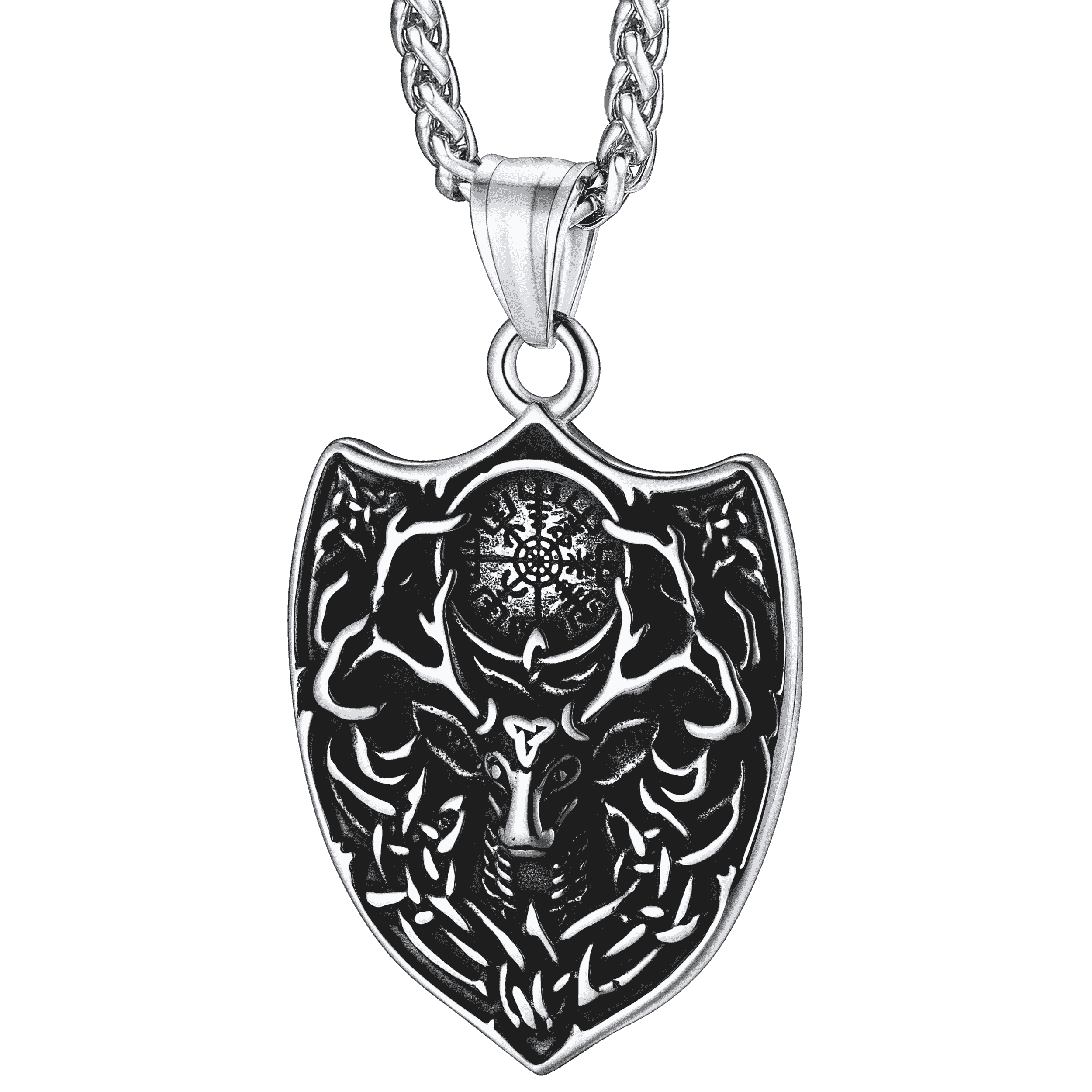 Flash Sale Norse Viking Compass Deer Necklace